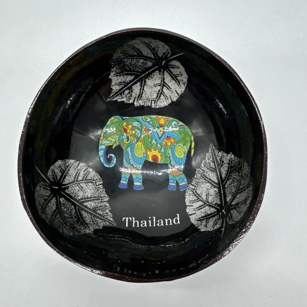 Vhandy Bowl With Colorful‎ elephant Thailand